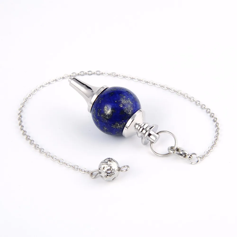 Женский кварцевый маятник с лазуритом опалом и тигровым глазом|pendulum pendant|chakra