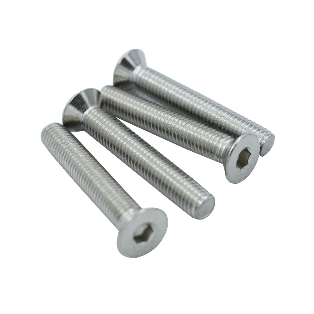 

DIN7991 304 Stainless Steel M6 Hexagonal Countersunk Screws Flat Head Screw Bolt 8-50mm