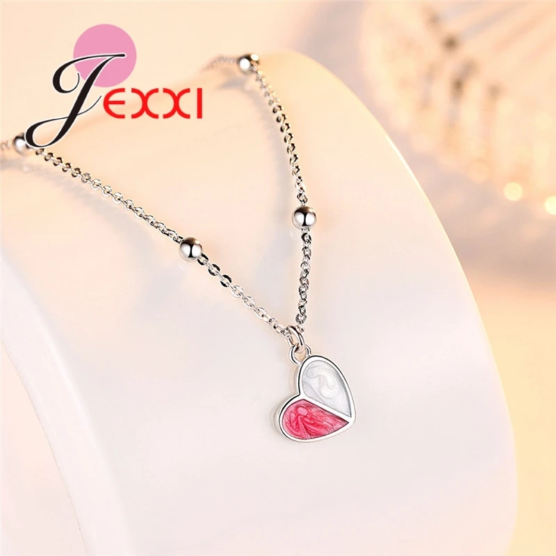 Изысканные подвески в виде сердца подвеска серебряный шар браслеты для женщин и