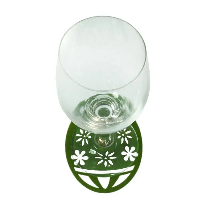 

4Pcs Easter Flower Shaped Pot Pan Dish Protectors Holders Anti-Scratch Pads Dividers Cup Mats
