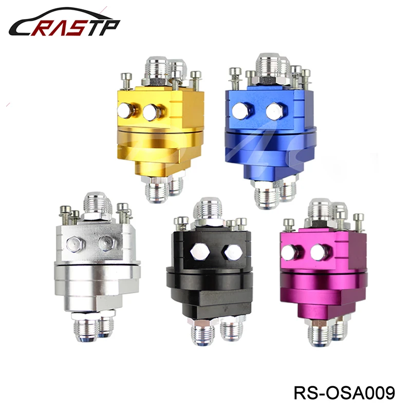 Универсальный адаптер RASTP для масляного фильтра холодильника (фиолетовый синий