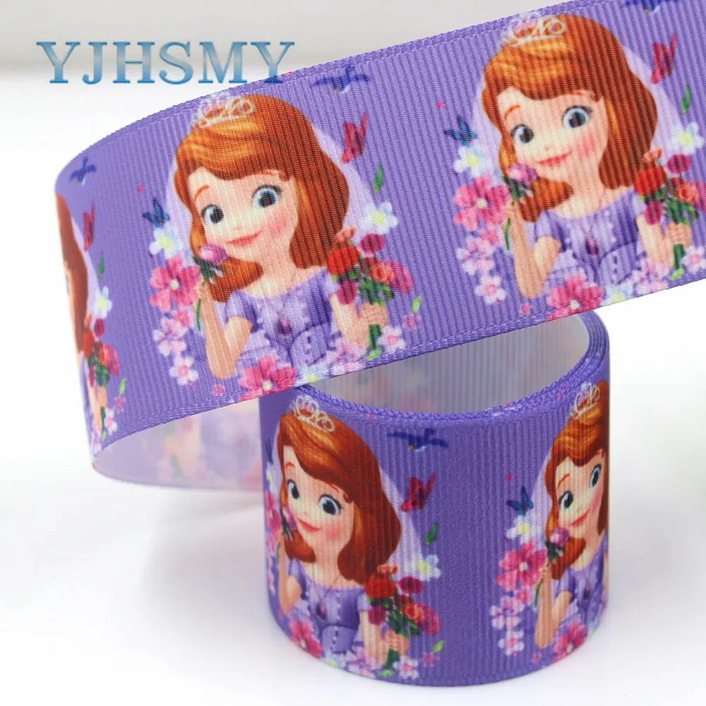 YJHSMY I 181117 243 10 ярдов 38 мм ленты с рисунками из мультфильмов термопечать grosgrain