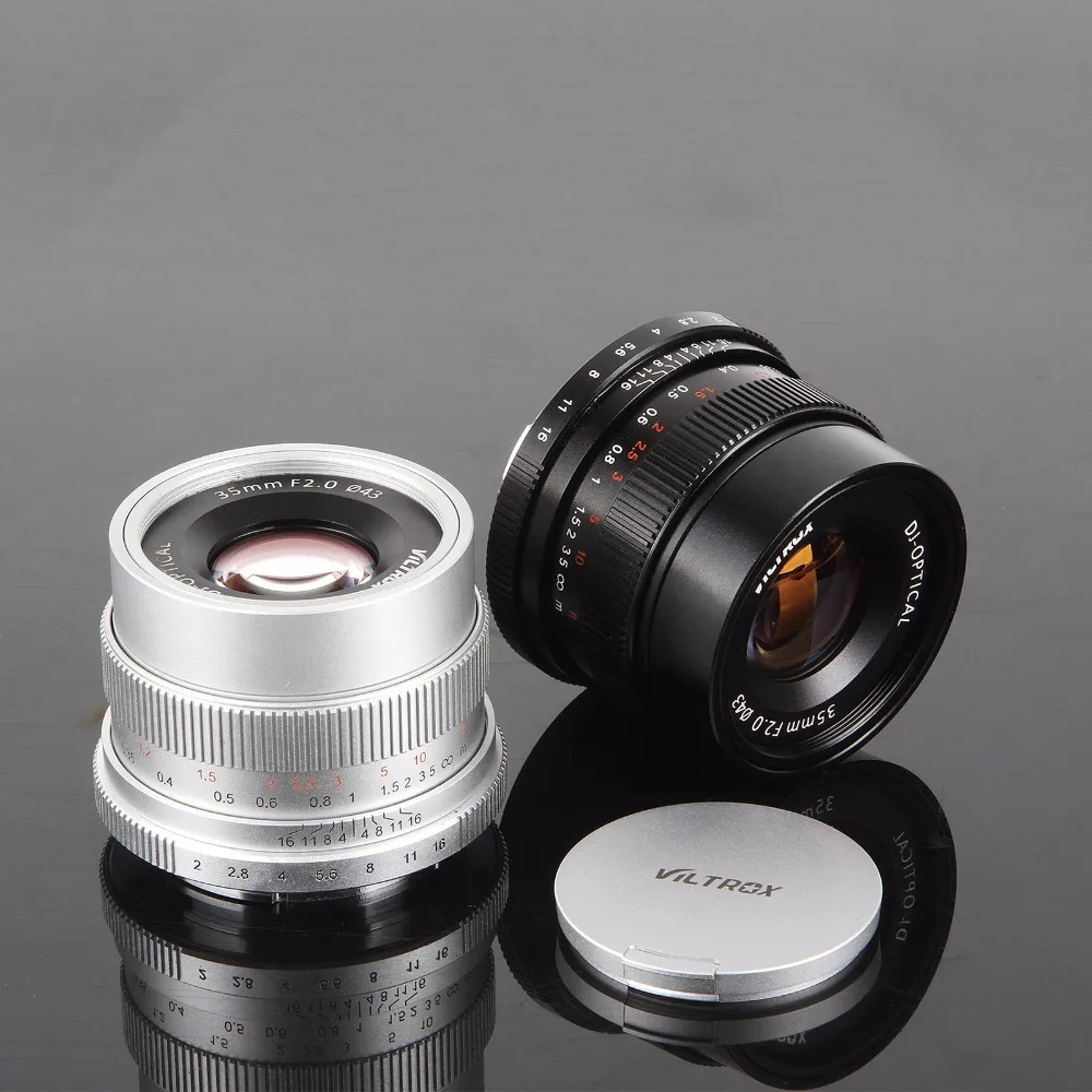 Viltrox 35 мм F2 широкоугольный объектив с большой апертурой для sony NEX E Full Frame camera A9 A7SII A7RII A7R A6300 A6500 NEX-7
