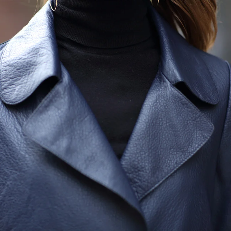 Шиминг 2018 новый Хейнинг настоящие кожаные пальто|Кожаные куртки| |