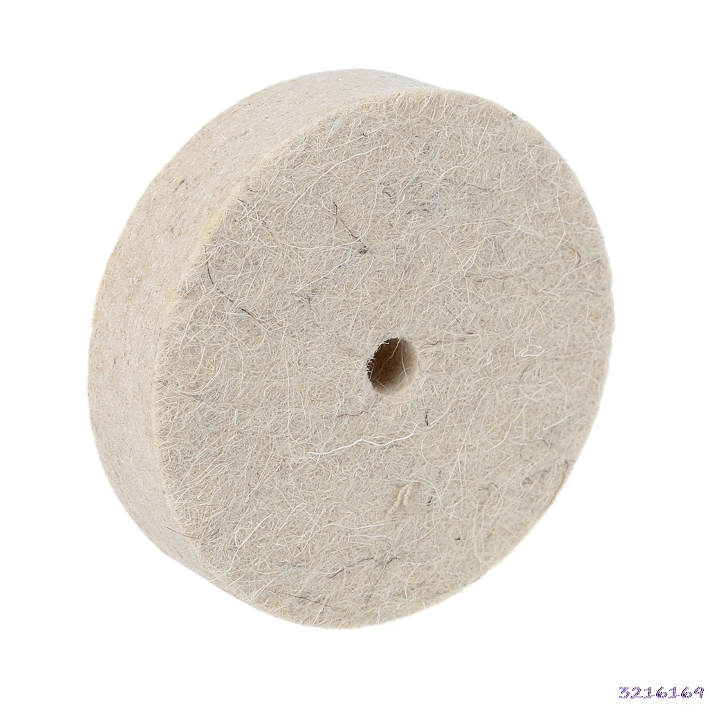 

76x20mm Wool Felt Polishing Buffing Grinding Wheel Polisher Disc Pad Rotary Tool
