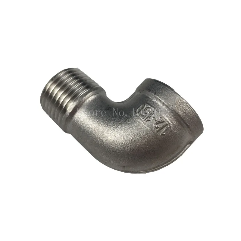Нержавеющая сталь 304 90 градусов колено 1/2 &quotFPT x 1/2&quot MPT для домашнего пивоварения