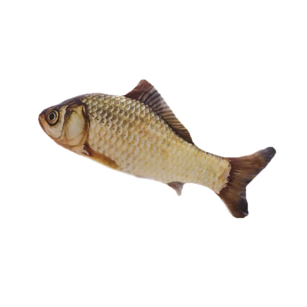 Мягкая Плюшевая 3D игрушка для кота в форме рыбки интерактивный подарок