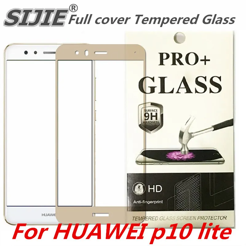 Полное покрытие закаленное стекло для HUAWEI p10 lite p10lite экран защитный чехол