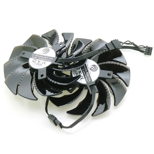 PLD09210S12HH 12V 0.40A 87 мм для Gigabyte RX480 RX570 GTX1070 GTX1060 GTX1050 GTX1050TI WINDFORCE Графика карты вентилятор охлаждения - Цвет лезвия: PLD09210S12HH-2PCS