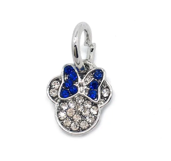 Бусины для Стразы с изображением Микки и Минни амулеты большая дыра 20 шт. |