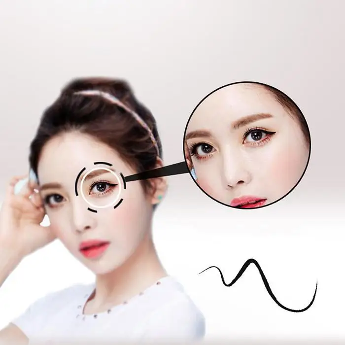 Горячая Для женщин косметический Красота красный подводка для глаз