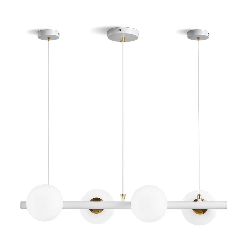 

Nordic hanglamp glass ball led chandelier lighting for living room bedroom Modern kitchen dining room home deco hanging lamp