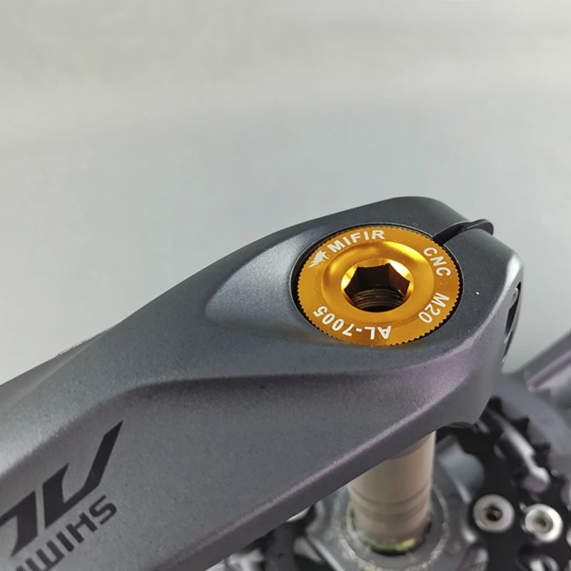 Алюминиевая крышка для винтового болта горного велосипеда с ЧПУ 20 мм|bicycle crank|bicycle