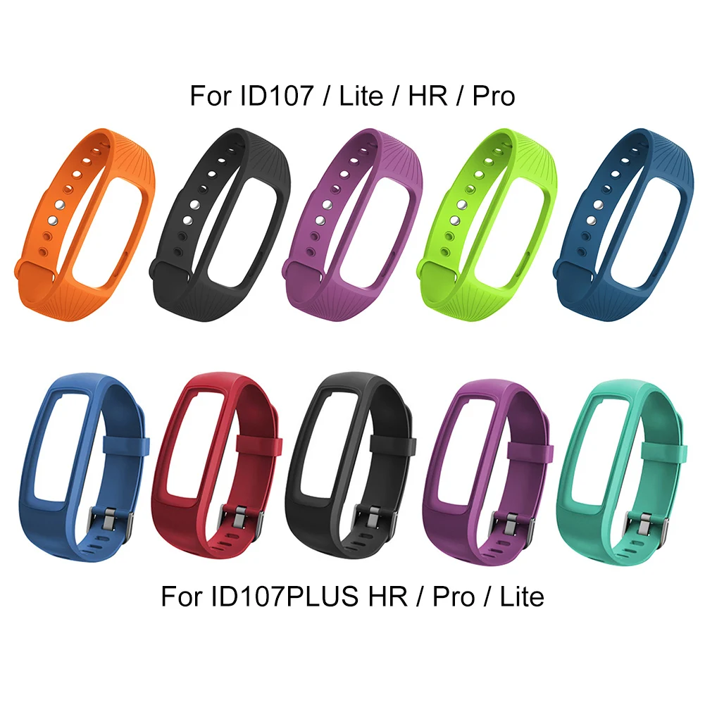 Водонепроницаемый ремешок для наручных часов для ID 107 107Plus HR Pro Lite, умный Браслет, ремешок для наручных часов