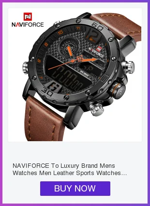 NAVIFORCE Лидирующий бренд Мужские часы Роскошные мужские часы из нержавеющей стали Кварцевые часы Аналоговые водонепроницаемые спортивные армейские военные часы