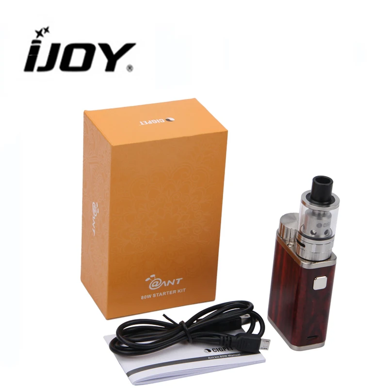 Cigpet IJOY Ant TC 80 Вт Питание От Одного 18650 Батареи elektronik пикантная закуска sigara Starter Kit