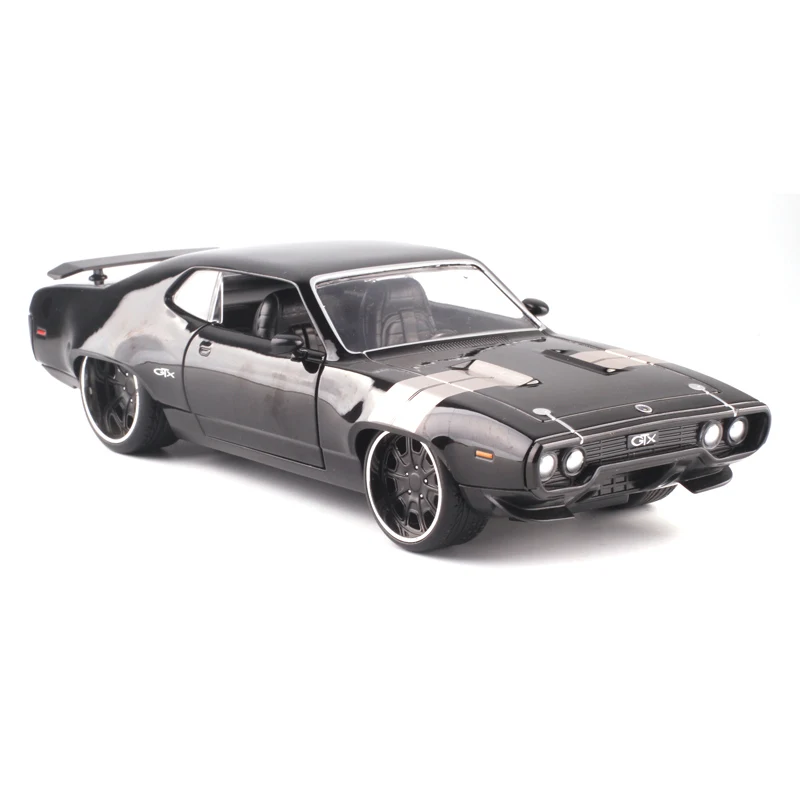 Классический 1:24 1972 Плимут GTX сплав модель автомобиля Высококачественная