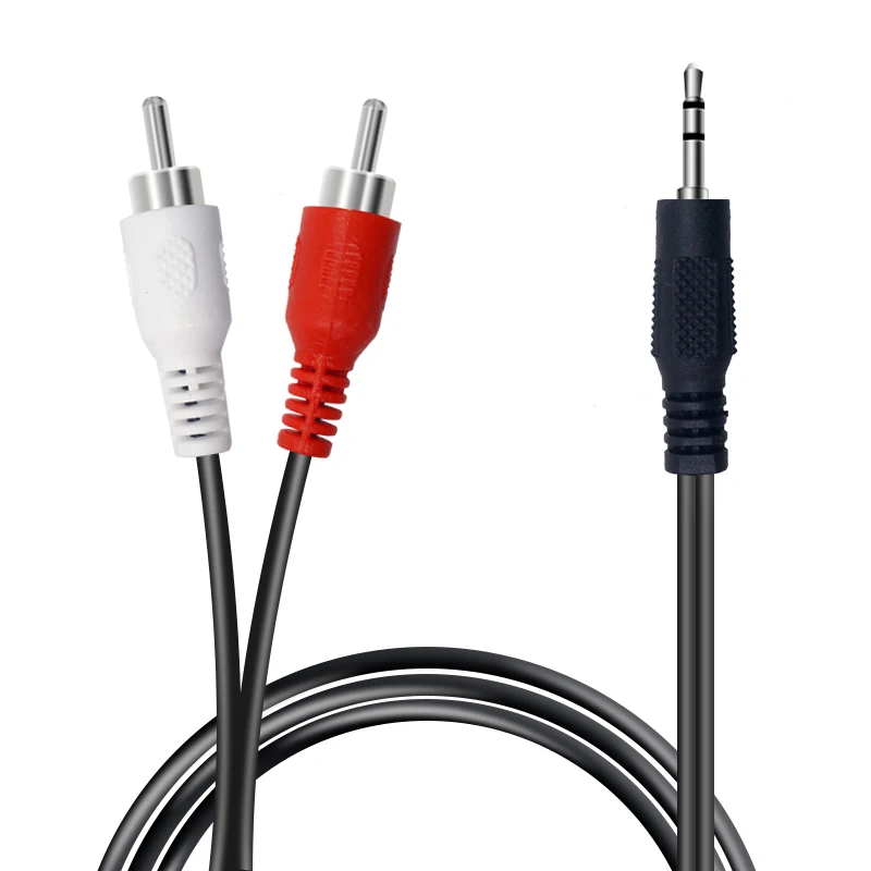 Audio Cable 1-2 Hdmi к Rca HDMI К AV скейлер адаптер HD видео конвертер Box 1080P HDMI2AV Поддержка NTSC PAL - Цвет: Audio Cable 1-2