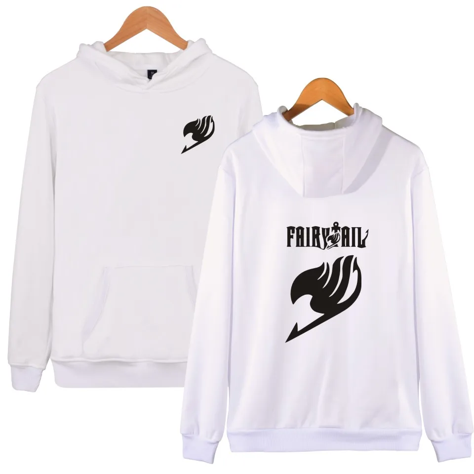 Fairy Tail капюшоном зимняя мужская толстовка с Повседневное забавная Толстовка