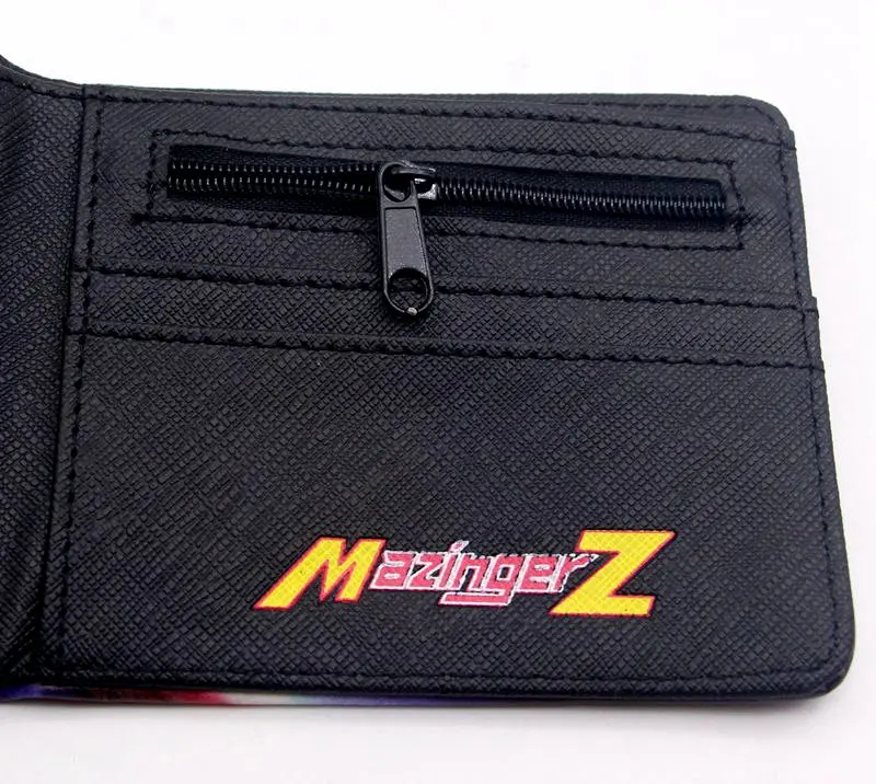 Японский аниме игры мазингер Z двойные бумажники мультфильм мальчики девочки монеты кошелек телефон держатель карты подарок