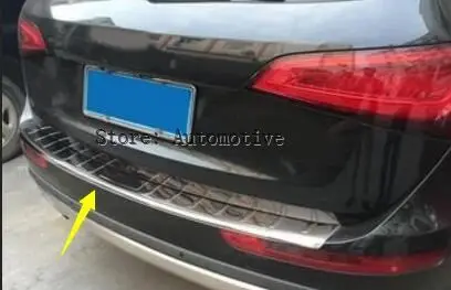 Для Audi Q5 2013 2014 2015 2016 2017 Внешний протектор заднего бампера из нержавеющей стали с