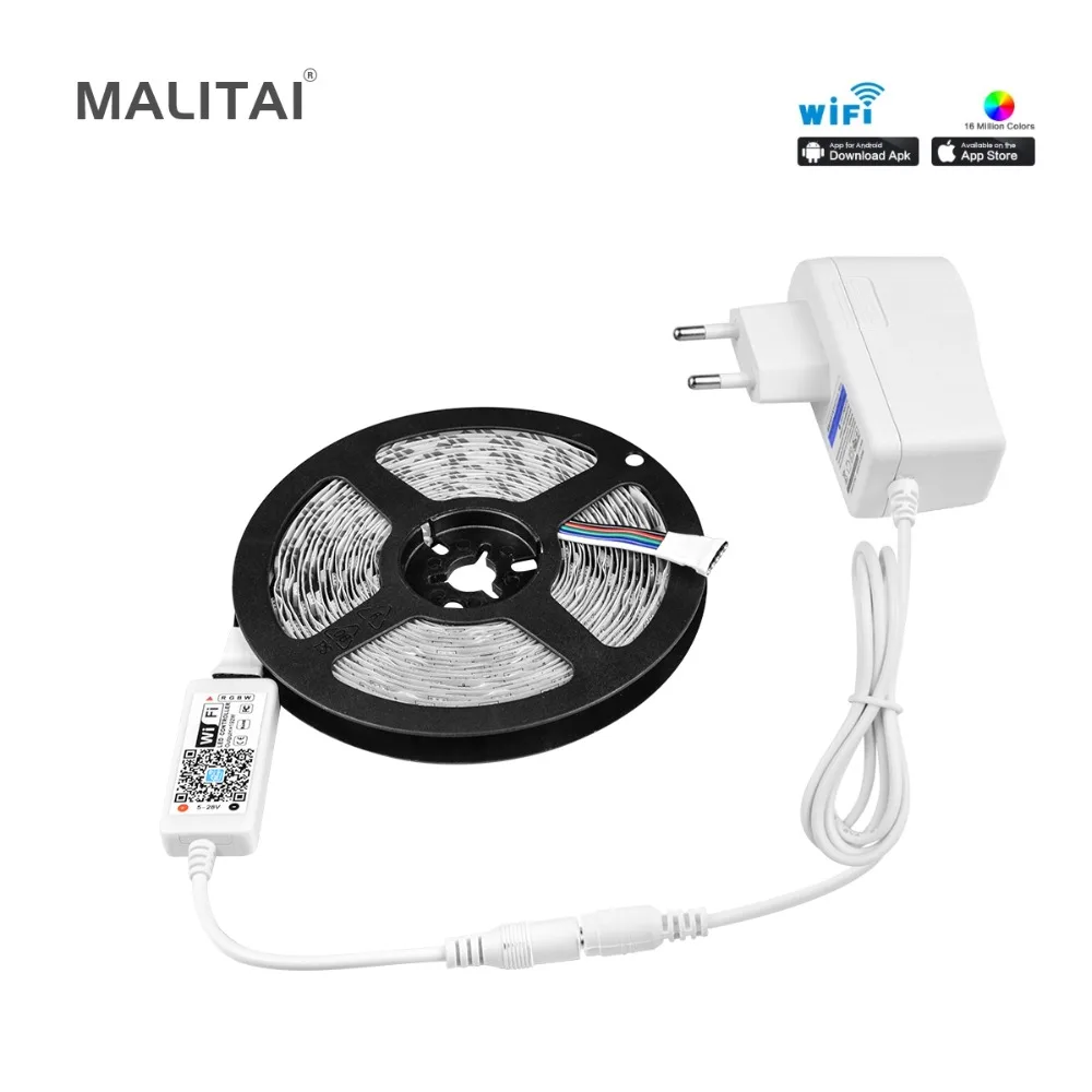 СВЕТОДИОДНАЯ лента SMD 5050 RGB RGBW RGBWW Wi Fi 12 В неоновая лампа с беспроводным