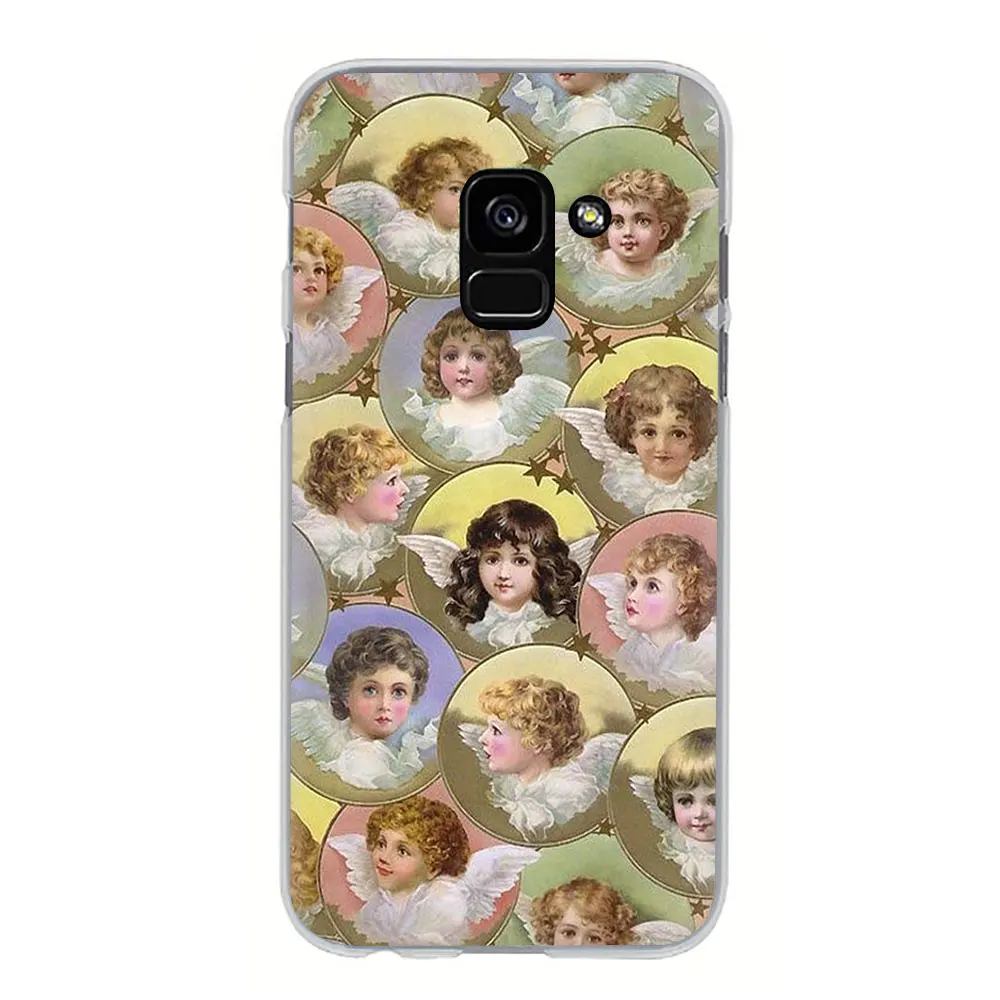 Новинка Ренессанс ангелы Fundas жесткий чехол для телефона samsung Galaxy A6 plus 7 8 9 A10S 20S 20E 30S 40S 50S 60 70S - Цвет: H11