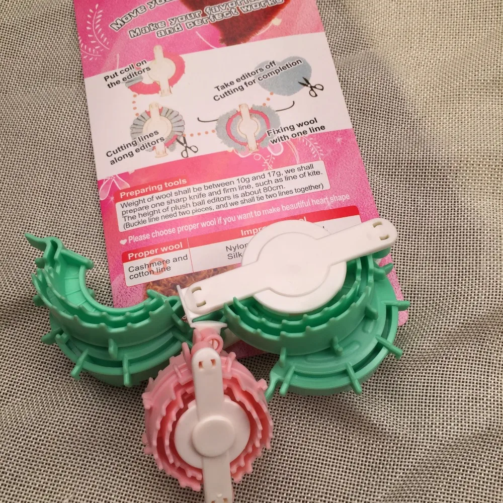 Бесплатная доставка устройство для изготовления помпонов инструмент создания