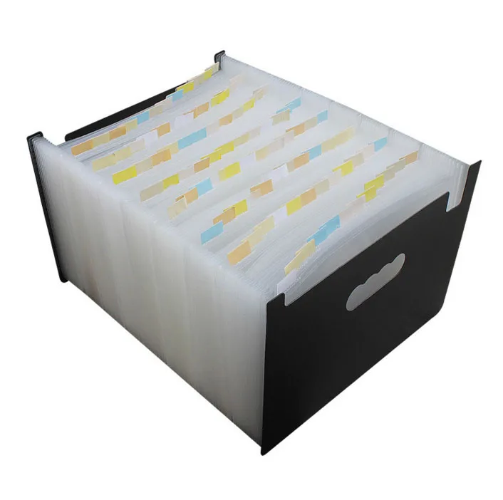 

13/24/37/48-Layer Document Bag A4 Organizer Portable Business File Office Supplies Classification Test Expanding File Folders