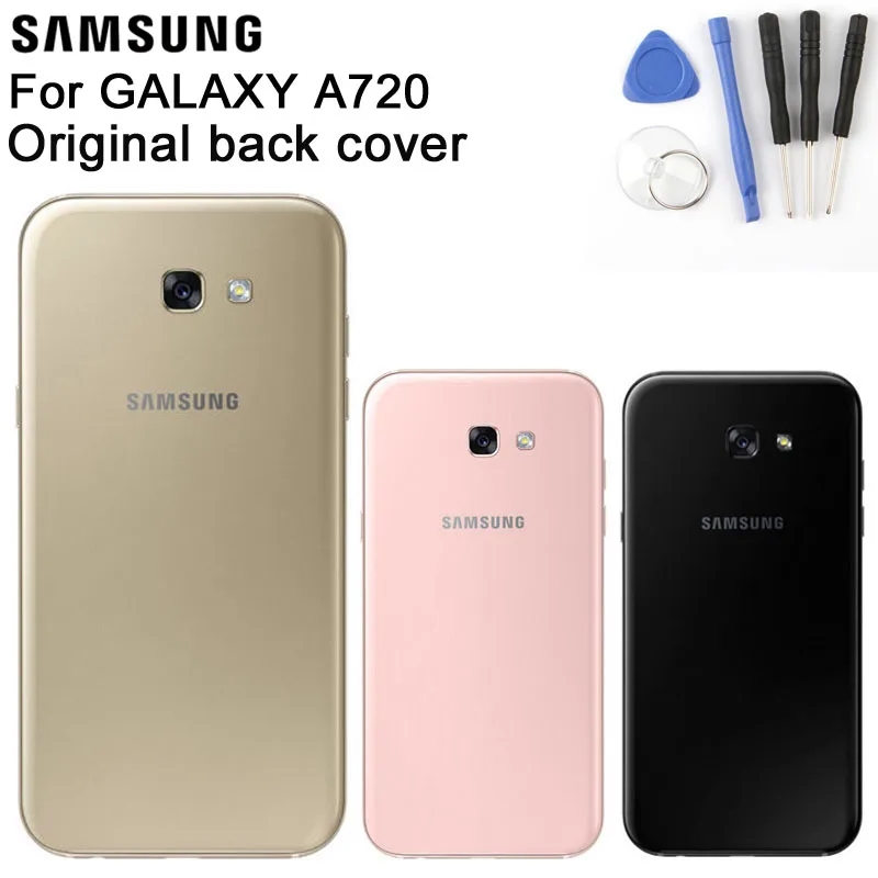 Стеклянный задний Чехол для Samsung Galaxy A7 2017 Edition A720 | Мобильные телефоны и аксессуары