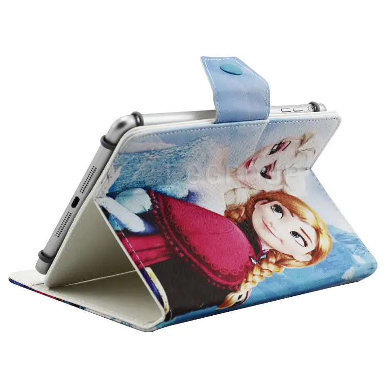 Принцесса Эльза Анна Золушка Русалка Белоснежка Рапунцель кожаный чехол для iRULU