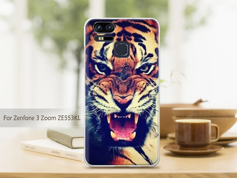 Телефон eiimoo чехол для ASUS Zenfone 3 Zoom ZE553KL чехол 5,5 силиконовый мультяшный задний Чехол для ASUS Zenfone Zoom S ZE553KL чехол Capa