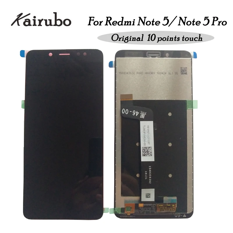 ЖК дисплей для Xiaomi Redmi Note 5 Pro шт./лот дигитайзер сенсорный экран 10 Сменные запасные