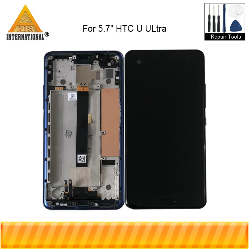 Оригинальный ЖК экран Axisinternational 5 7 &quotдля HTC U Ultra дисплей + сенсорная панель