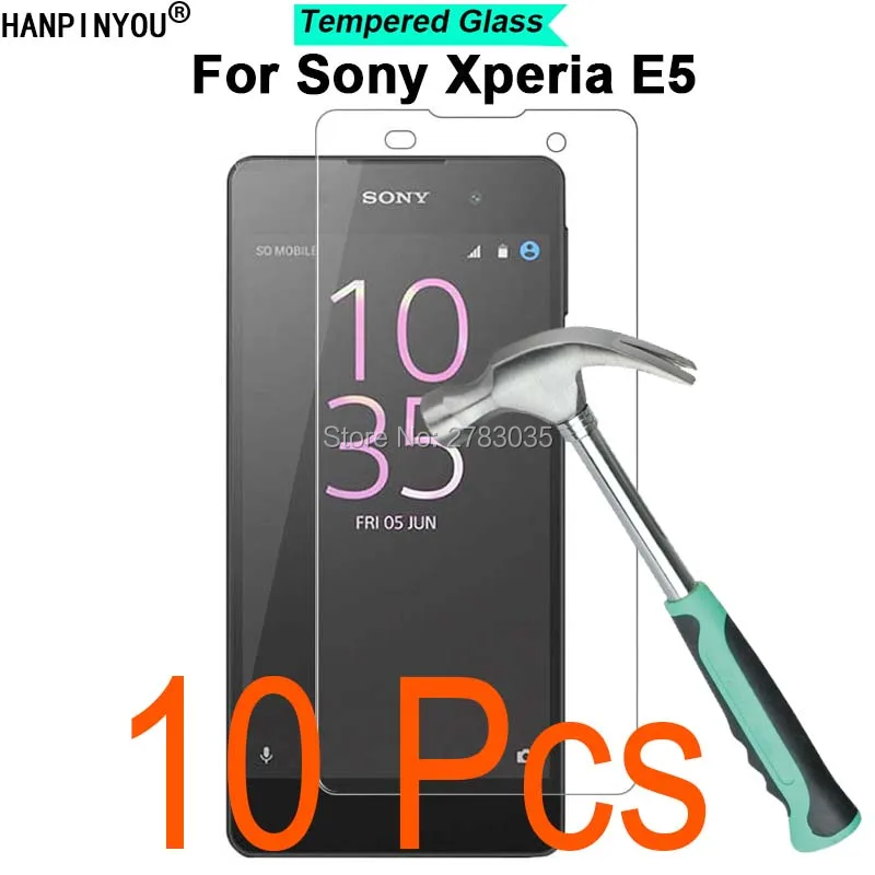10 шт./лот для Sony Xperia E5 F3311 F3313 E 5 9H твердость 2.5D ультратонкая закаленная стеклянная