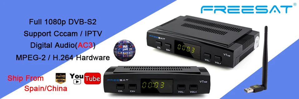 Gtmedia IFIRE Android 6,0 спутниковый ресивер IP tv BOX Встроенный 2,4G WiFi Поддержка IPTV Xtream IP tv Сталкер IP tv Youtube tv box