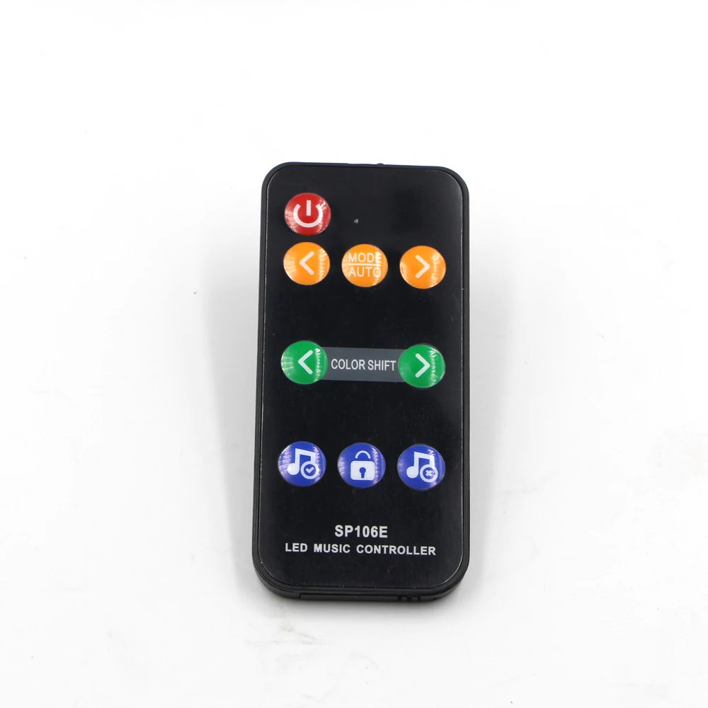 SP106E 9 клавиш LED музыкальный пульт дистанционного управления DC 5V 12V WS2811 WS2812B SK6812 1903