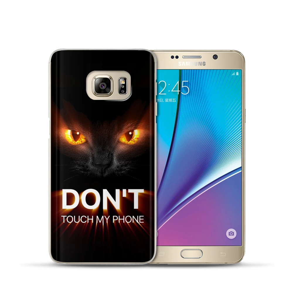 Забавный силиконовый чехол Don't touch my Phone для Samsung A8 Plus 2018 A3 A5 A7 2015 2016 2017|Бамперы| |