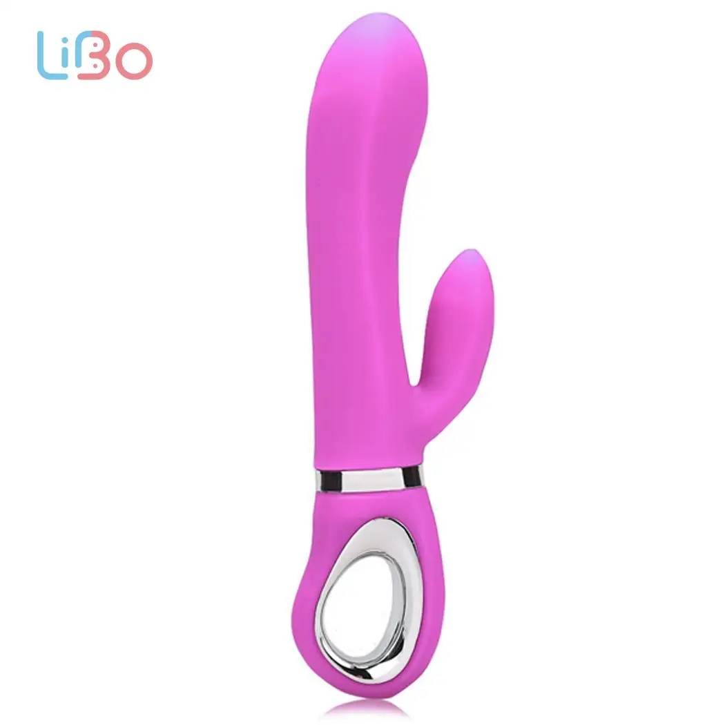 Li bo горячий сексуальный силиконовый массажер вибратор перезаряжаемый двойной