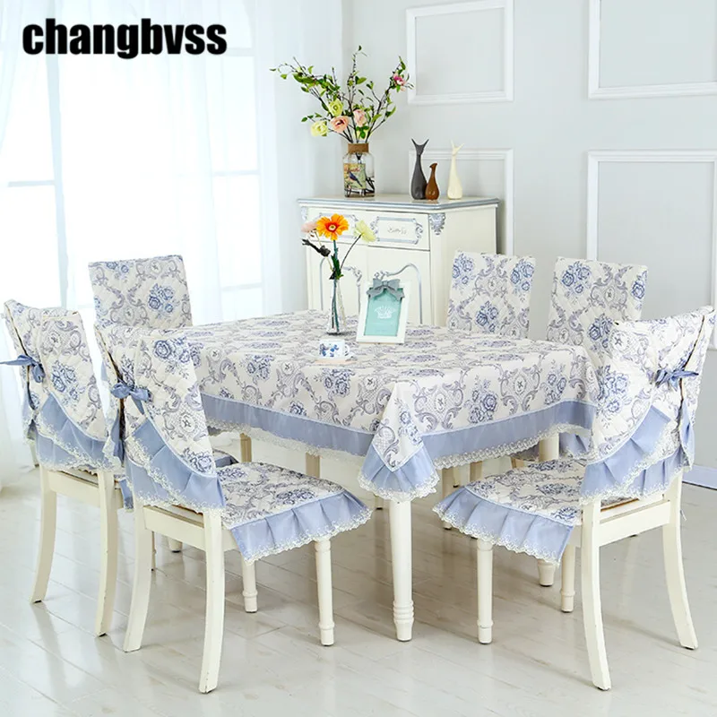 Супер удобные кружевные скатерти всесезонные покровно чехлы для стульев