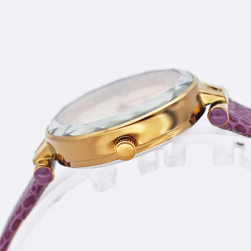 Mother-of-pearl Lady Women's Watch Japan Quartz Crystal Hours Fine Fashion Clock Bracelet Real Leather Girl's Gift Julius