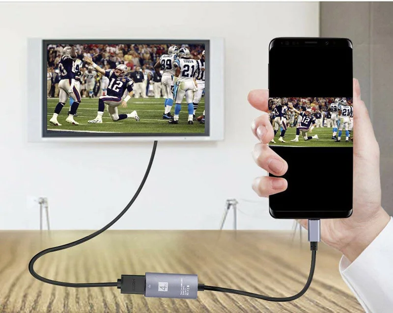 4K Тип C HDMI адаптер Тип C Телефон подключение ТВ кабель HD ТВ видео конвертер для Macbook samsung S8 S9 S10 huawei P30 LG G5 Android