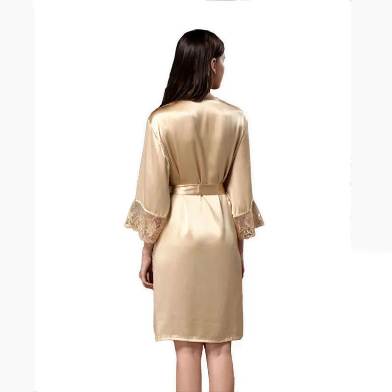 Женская ночная рубашка на бретельках летняя пикантная из 100% натурального шелка