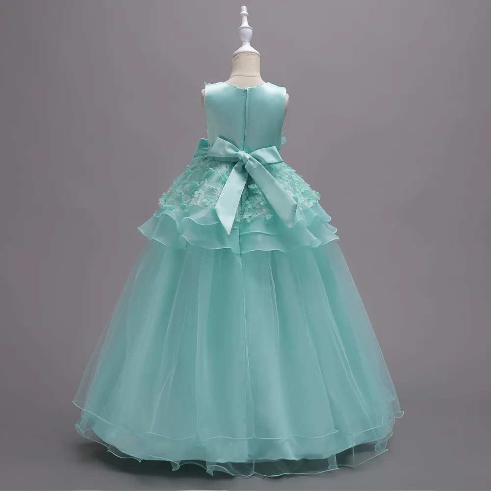Элегантное детское бальное платье принцессы на свадьбу вечеринку для девочки