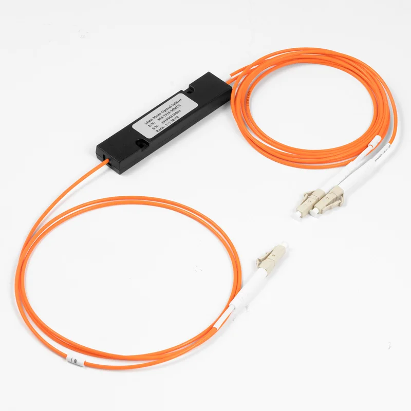 

850/1310nm 50/125 мм 50/50 муфта соотношение LC/UPC 1x2 соединитель ftb 1*2 FBT многомодовый волоконно-оптический разветвитель