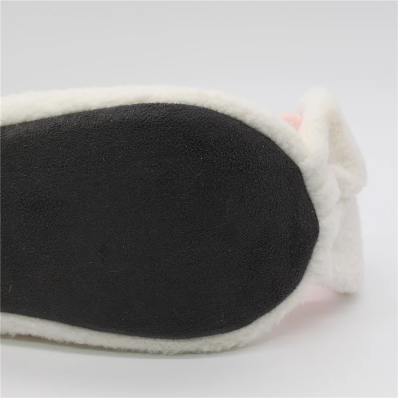 Pantoffels Dames Pantufa/Женские домашние шлепанцы с кроликами; мягкие домашние тапочки с очаровательными животными; противоскользящая бесшумная обувь