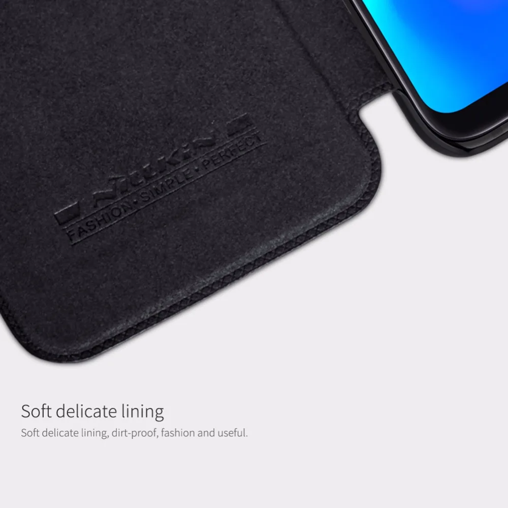 Xiaomi mi 8 кожаный чехол Nillkin QIN защитный флип-чехол для mi 8 mi 8 mi 6 с функцией пробуждения/сна
