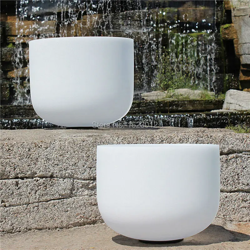 Поющие чаши с матовым кварцевым кристаллом 12 дюймов 14 2 шт. | Спорт и развлечения