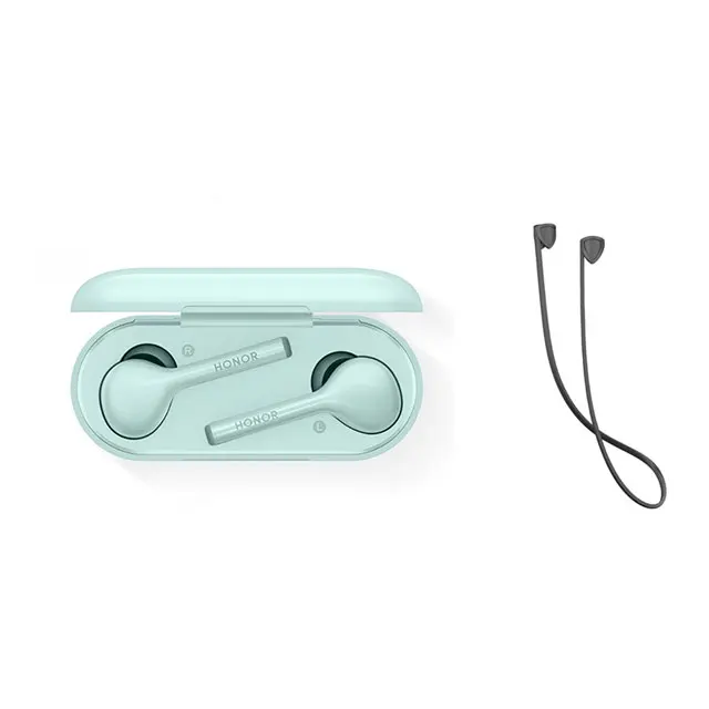 Mint add black rope Оригинальная Беспроводная стереогарнитура huawei Honor FlyPods Lite ENC IP54, водонепроницаемая, автоматическая пауза, управление зарядкой Bluetooth 4,2 - Цвет: Mint add black rope