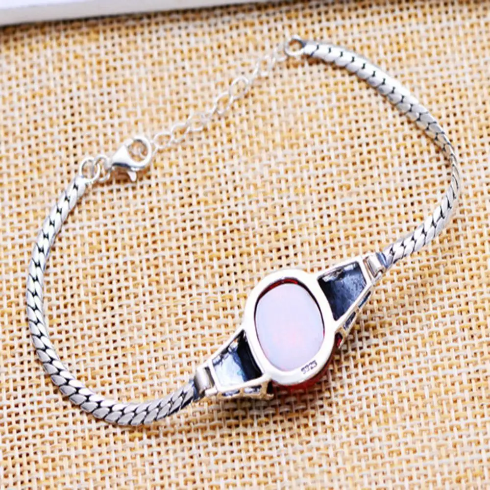 Нефрита Ангел и серьги в наборе из стерлингового серебра красный гранат Шарм